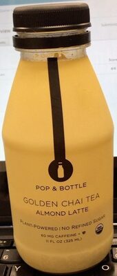 Golden Chai Tea Almond Latte