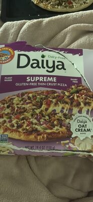 SUPREME GLUTEN-FREE THIN CRUST PIZZA