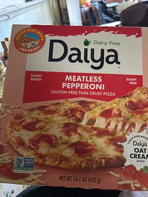 Meatless Pepperoni Style Pizza