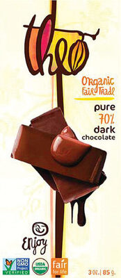 Pure Dark, 70% Dark Chocolate