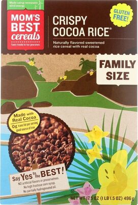 Cocoa rice crisp cereal