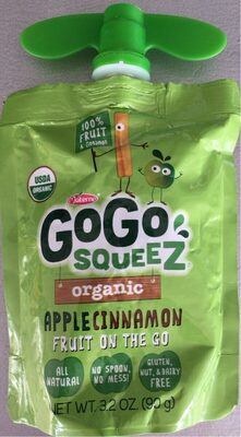 Organic Apple Cinnamon Fruit On The Go