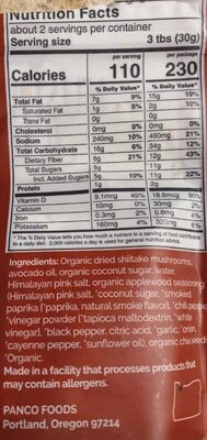 Pan's Mushroom Jerky Applewood Bbq