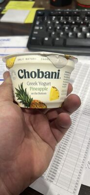 Greek Yogurt Pineapple on the Bottom
