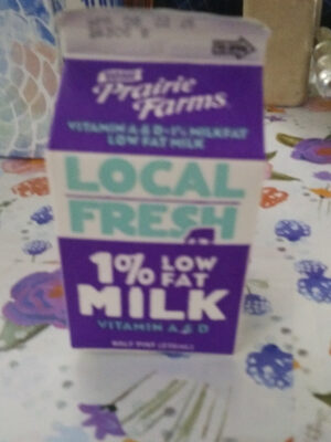 1% low fat milk