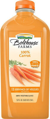100% Carrot vegetable juice