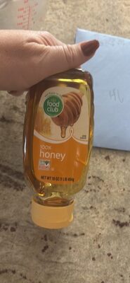 100% honey