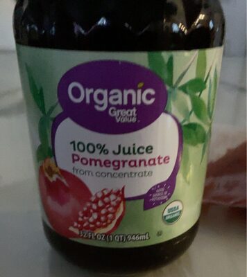 100% juice pomegranate