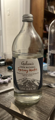 100% Natural Spring Water