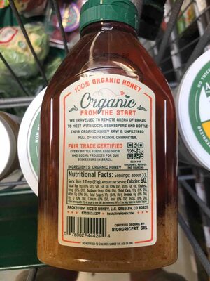 100% Organic Honey