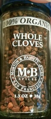 100% Organic Whole Cloves