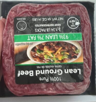 100% Pure Lean ground beef