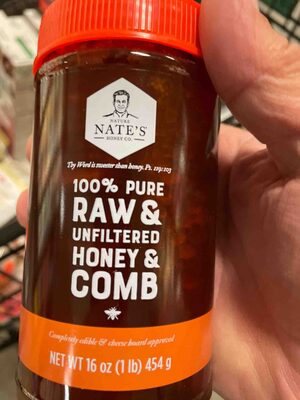 100% Pure Raw & Unfiltered Honey & Comb