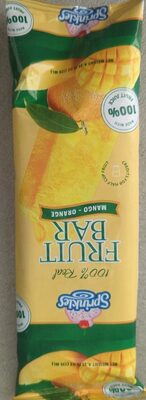 100% Real Fruit Bar Mango Orange