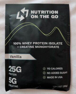 100% Whey Protein Isolate & Creatine Monohydrate