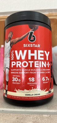 100% Whey Protein Vanilla Cream