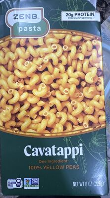 100% Yellow Peas Cavatappi