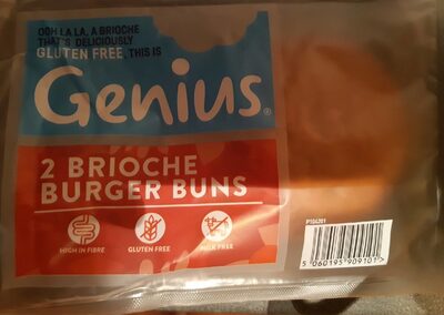 2 Brioche Burger Buns