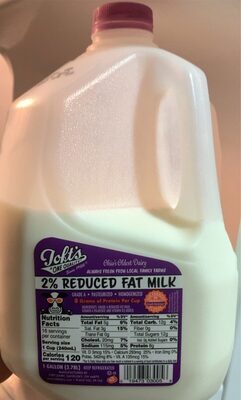 2% Reduced Fat Milk