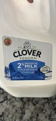 2% Reduced Fat Milk