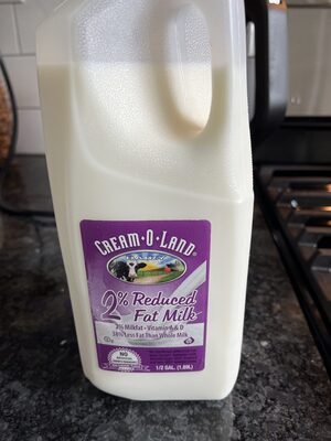 2% reduced fat milk