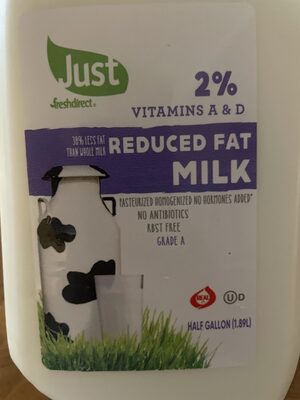 2% Reduced Fat Milk