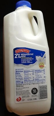 2% Reduced Fat Milk