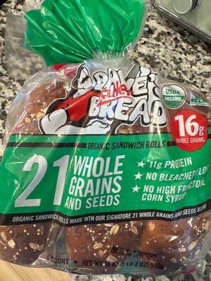21 Whole Grains and Seeds Organic Sandwich Rolls
