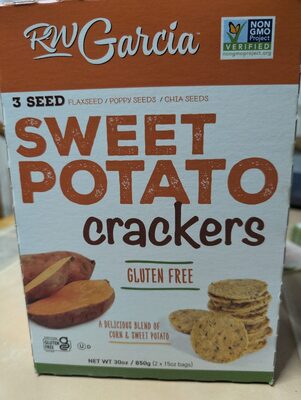 3 Seed Sweet Potato Crackers
