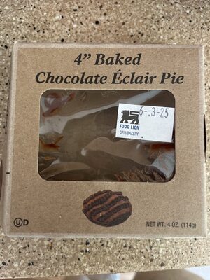 4” Baked Chocolate Éclair Pie