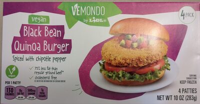 Black Bean Quinoa Burger