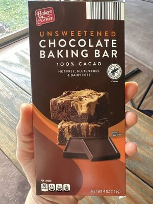 Unsweetened Chocolate Baking Bar