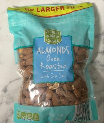 Almonds oven roasted with sea salt