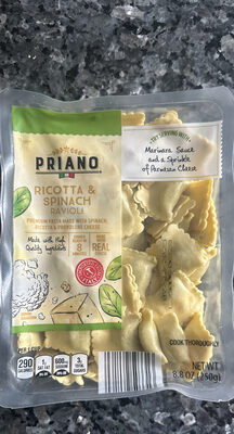 Ricotta & Spinach Ravioli