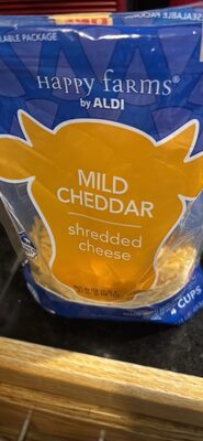 Mild Cheddar shredded cheese
