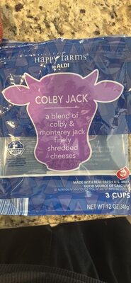 COLBY JACK a blend of colby & monterey jack finely shredded cheeses