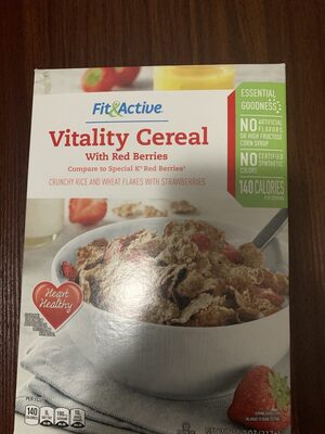 Vitality Cereal with Red Berries