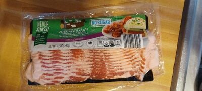 Hickory smoked uncure bacon