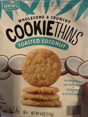 Toasted Coconut Cookie Thins