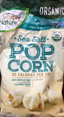Organic Sea Salt Popcorn