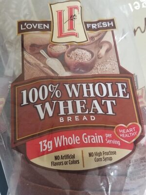 L'oven fresh 100% Whole Wheat Bread