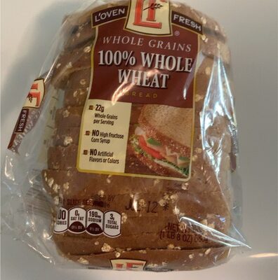 100% Whole Wheat Bread