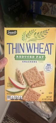 Thin Wheat Reduced Fat Crackers