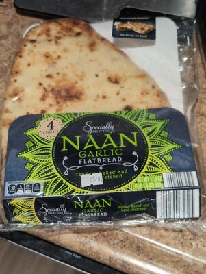 Naan garlic flatbread