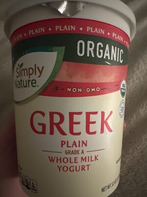 Plain Whole Milk Greek Yogurt