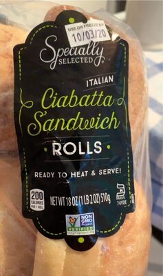 Italian Ciabatta Sandwich Rolls