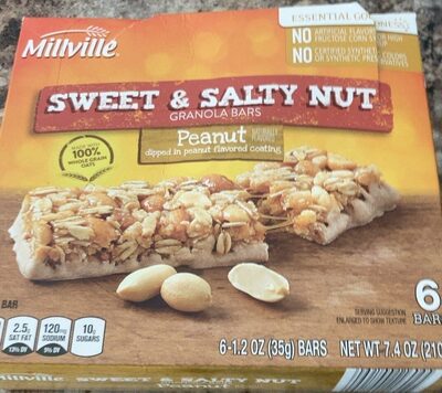 Sweet and Saltynut granola bars