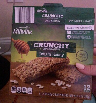Crunchy granola bars