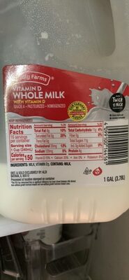 VITAMIN D WHOLE MILK