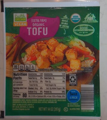 Organic tofu